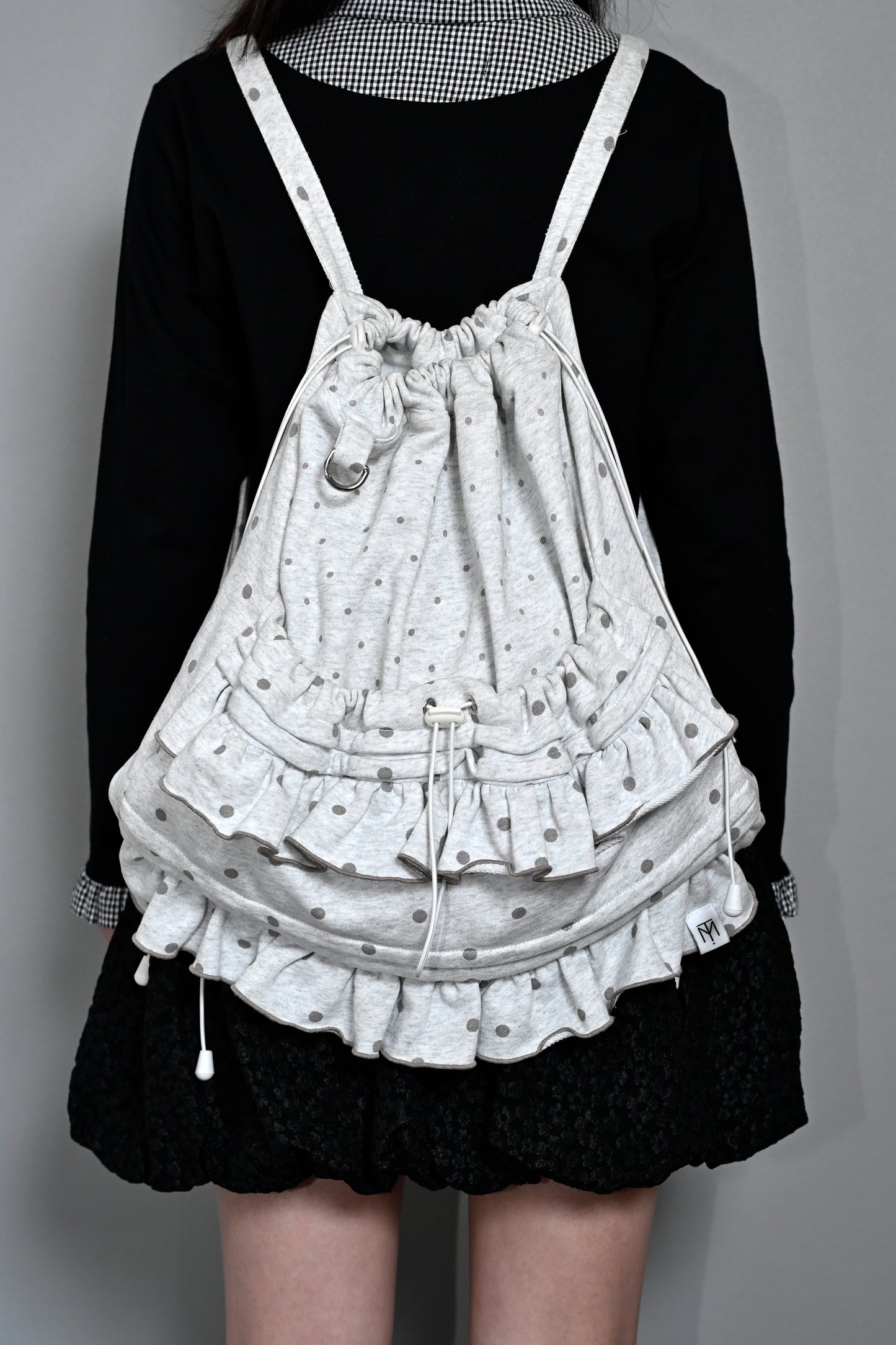 dot frill knapsack
