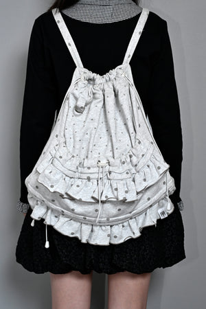 dot frill knapsack