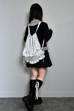 dot frill knapsack
