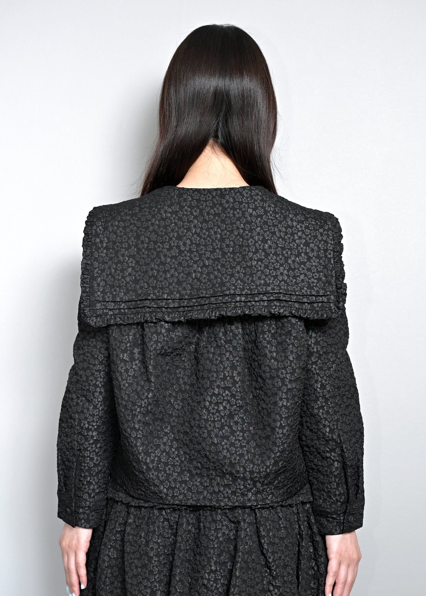 【8月下旬発送】glossy bloom sailor blouse