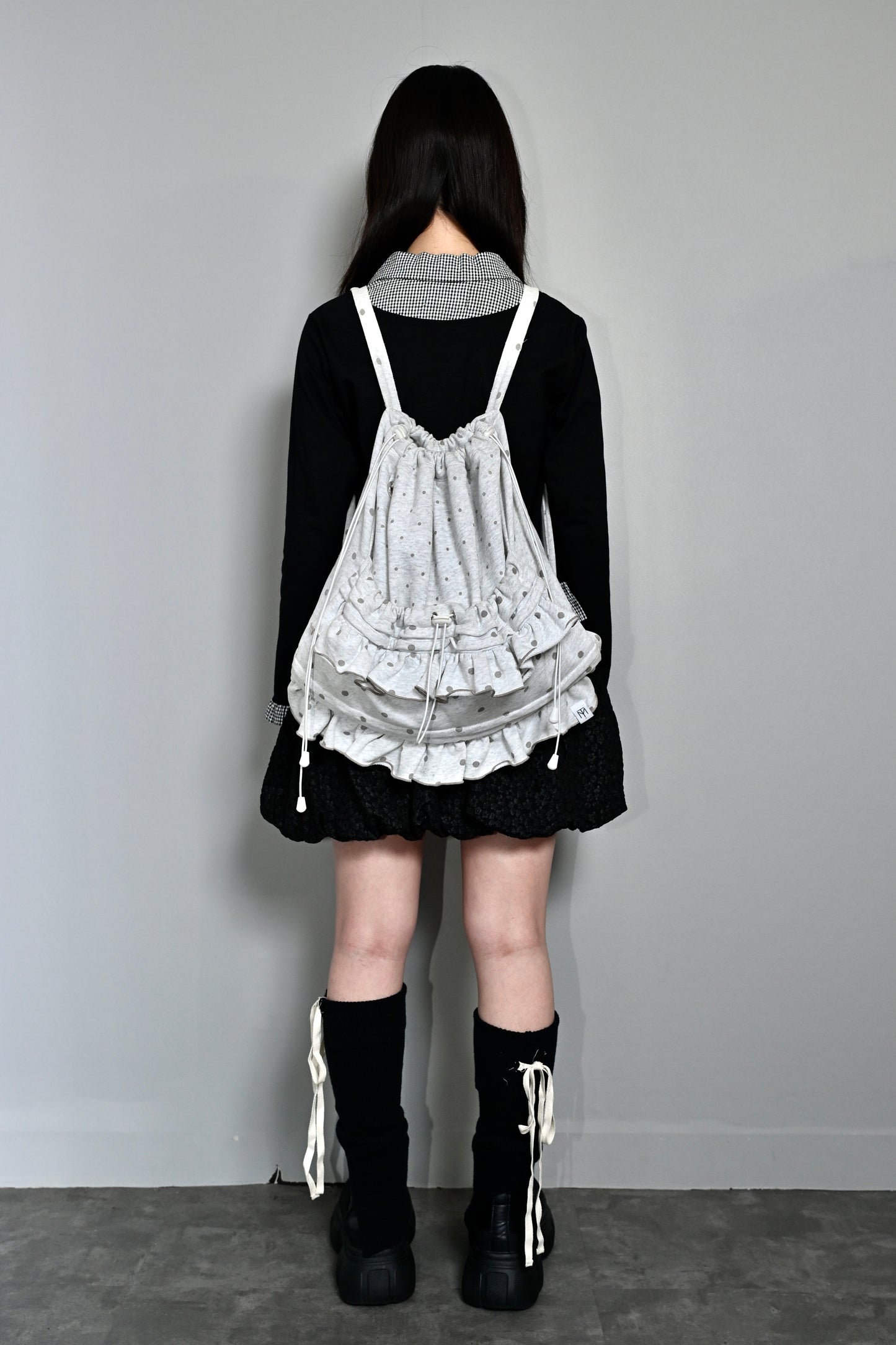 dot frill knapsack