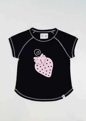 shining strawberry tee