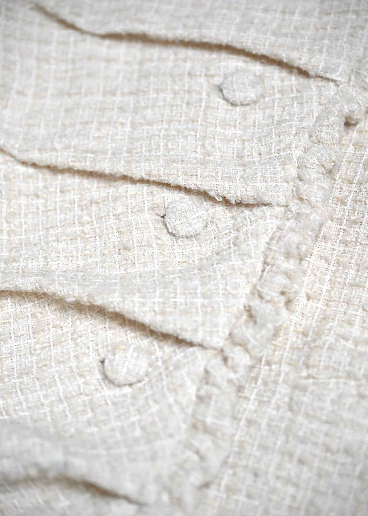 button up tweed jacket