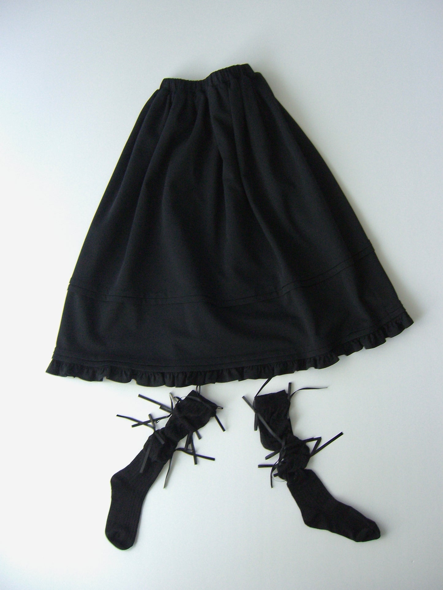 soft move skirt-BLACK