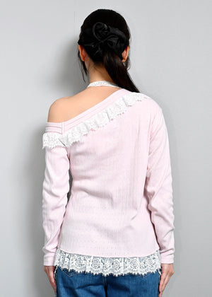 【8月下旬発送】「You need my love.」Lace-up Tee