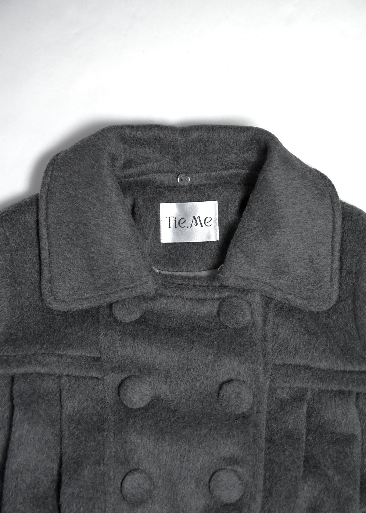 grace fur collar wool long coat