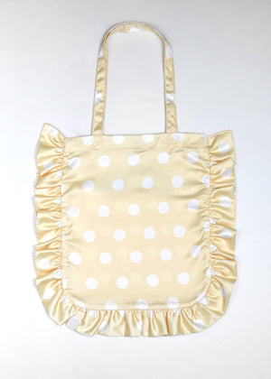 【HUHUEE】gallery girl satin frill bag