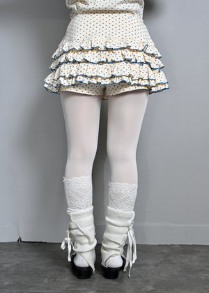 【8月下旬発送】lucky button star short pants