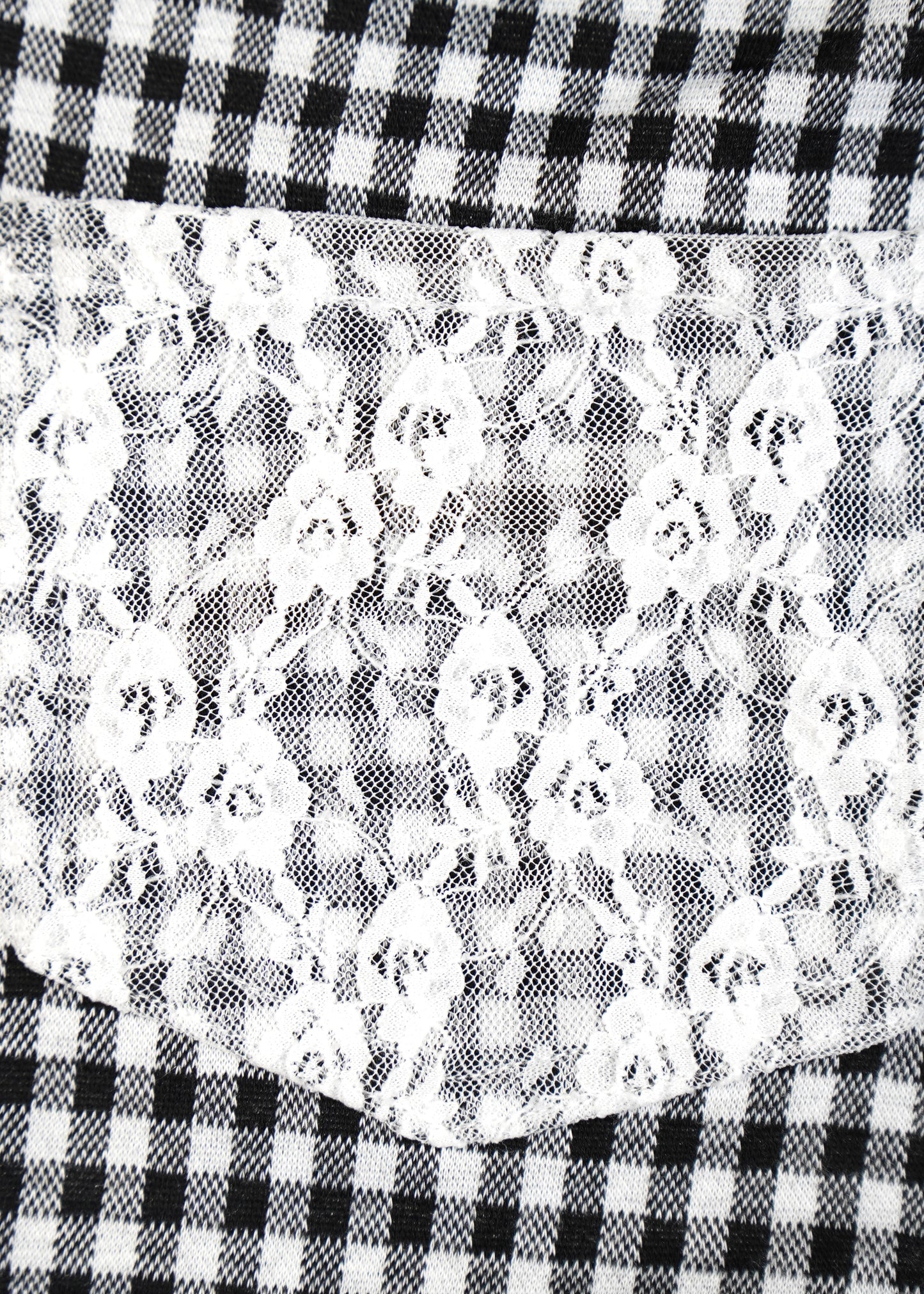 vintage lace gingham pants