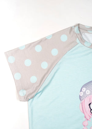 【HUHUEE】gallery girl Tee-boxy