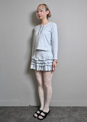 【8月下旬発送】lucky button star short pants