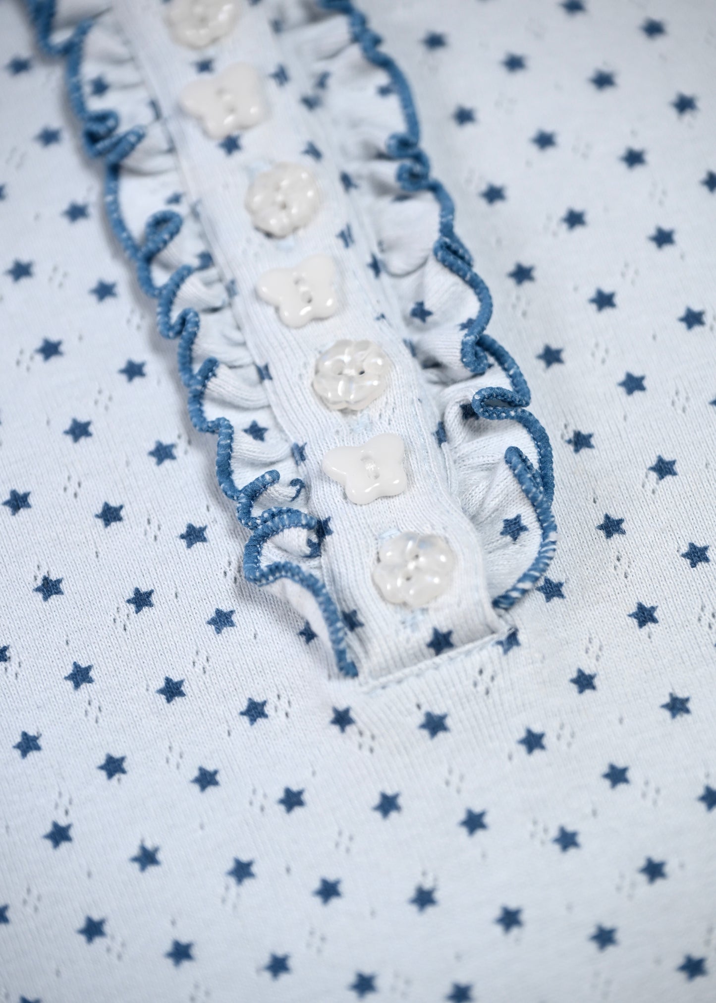 【8月下旬発送】lucky button star long-Tee
