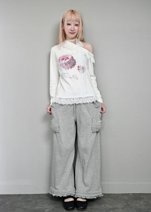 「You need my love.」Lace-up Tee