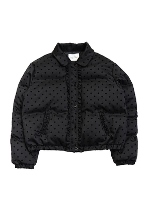 soft frill down jacket