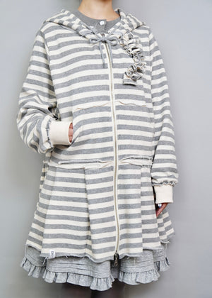 【新色&再入荷】double-zip pleated one-piece