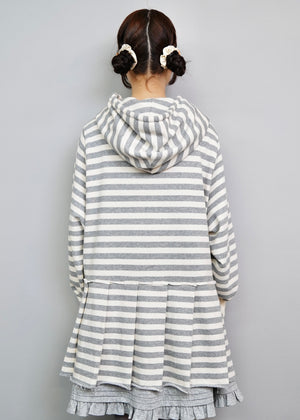 【新色&再入荷】double-zip pleated one-piece