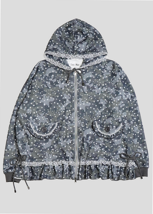 milky star camo hoodie