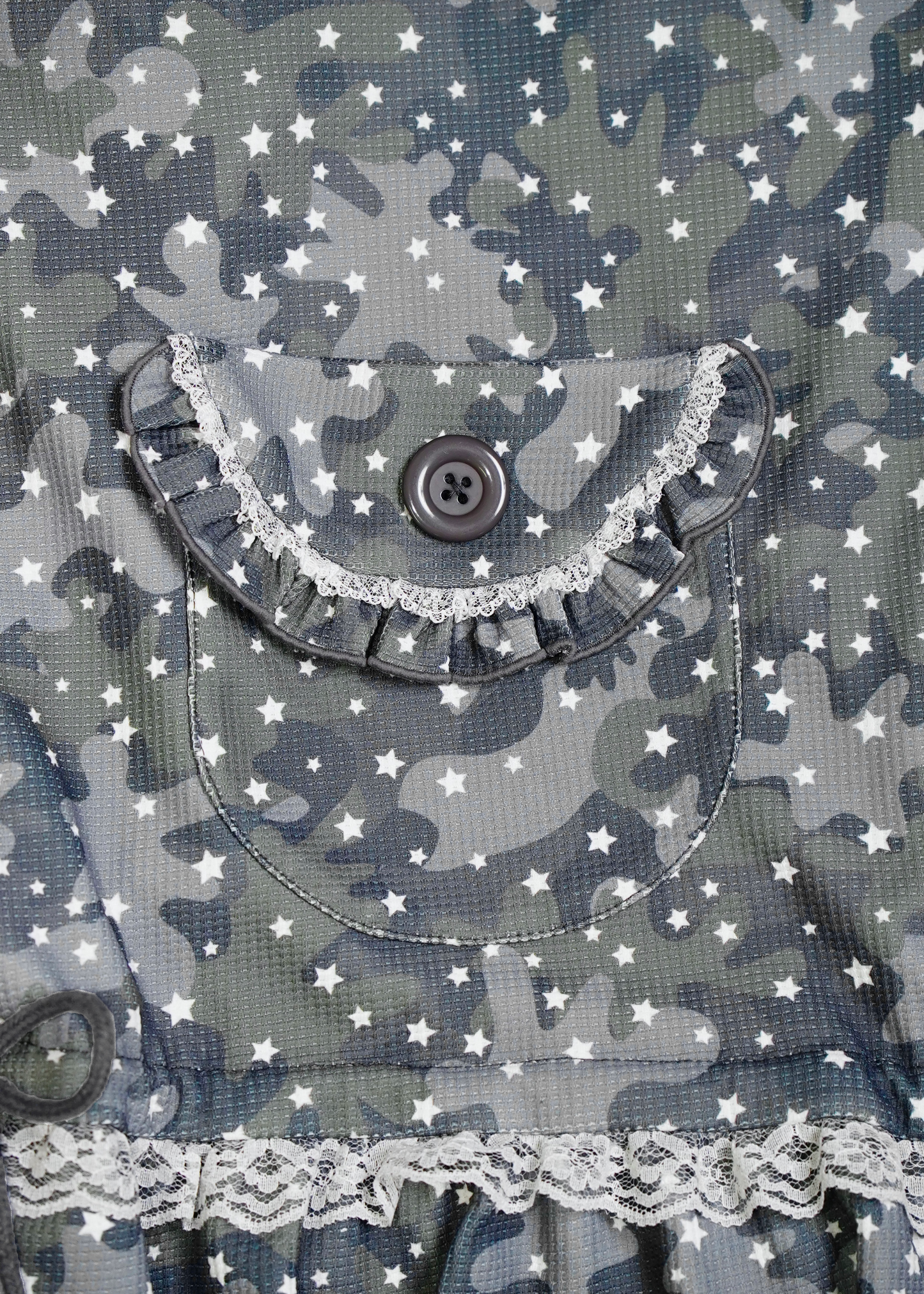 milky star camo hoodie