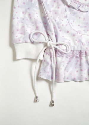 milky star camo hoodie