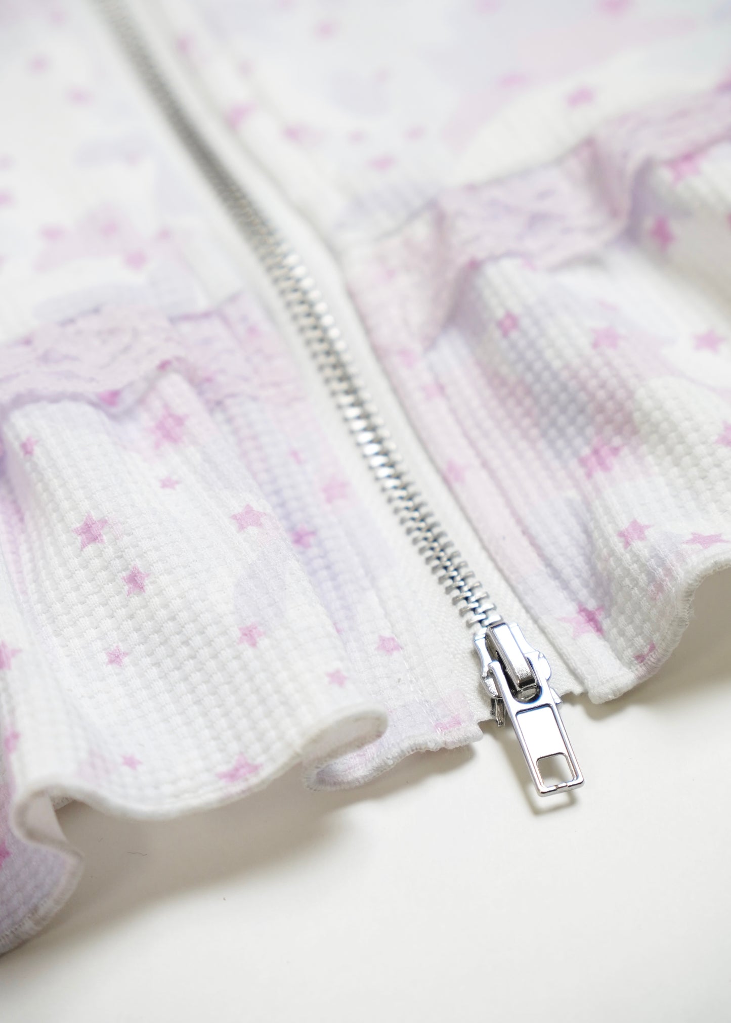 milky star camo hoodie