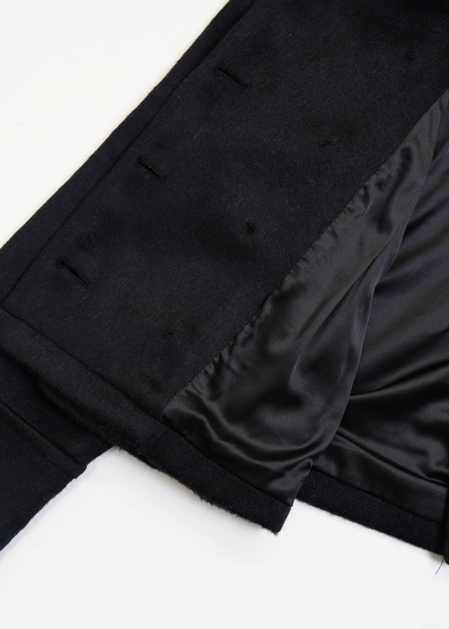 【新色黒追加発売】grace fur collar wool coat