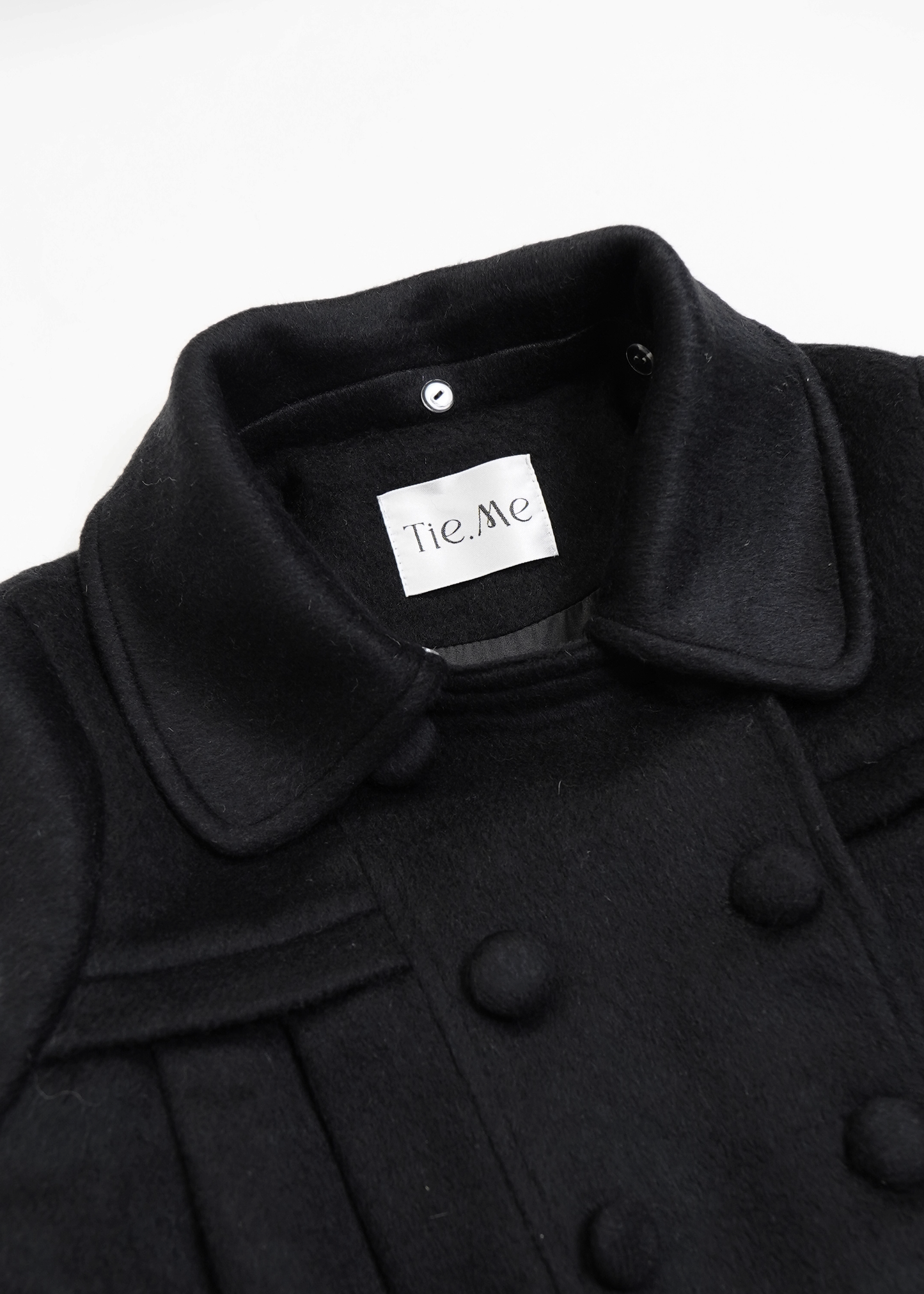 【新色黒追加発売】grace fur collar wool coat