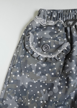 milky star camo pants