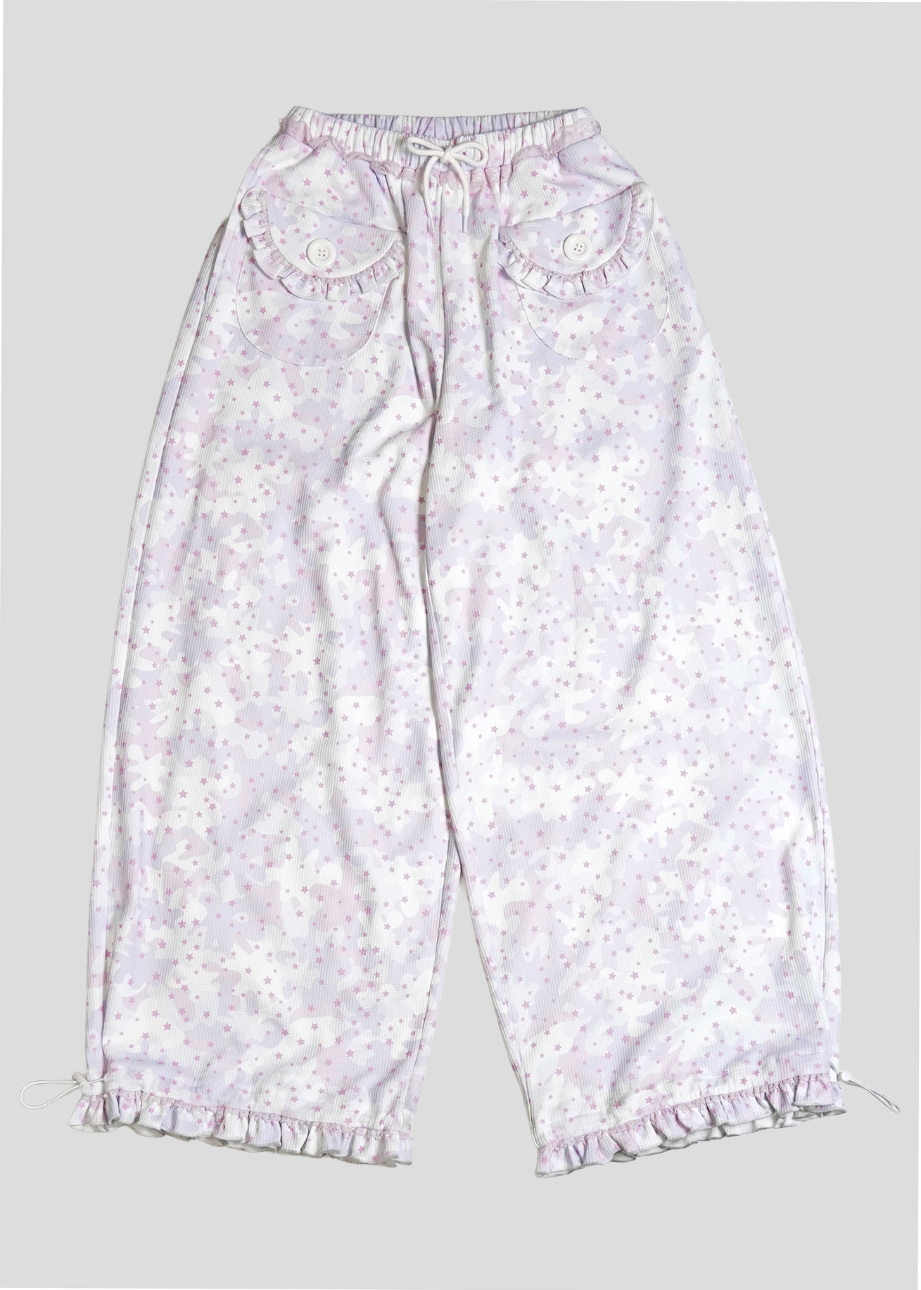 milky star camo pants