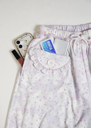 milky star camo pants