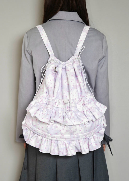 milky star camo  knapsack