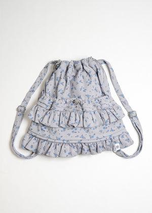 flower waffle frill knapsack