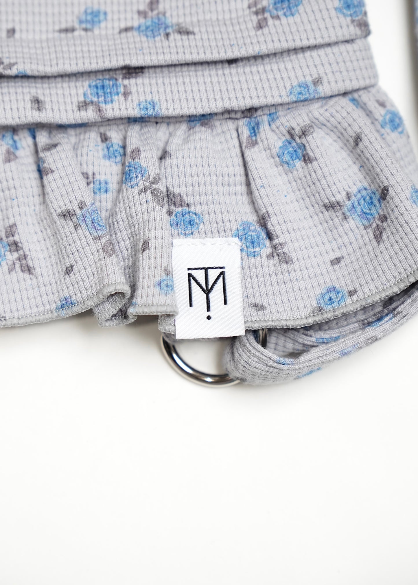 flower waffle frill knapsack