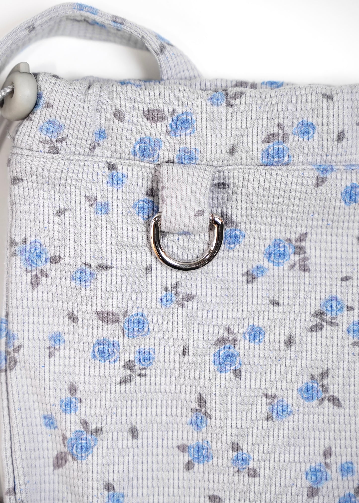 flower waffle frill knapsack