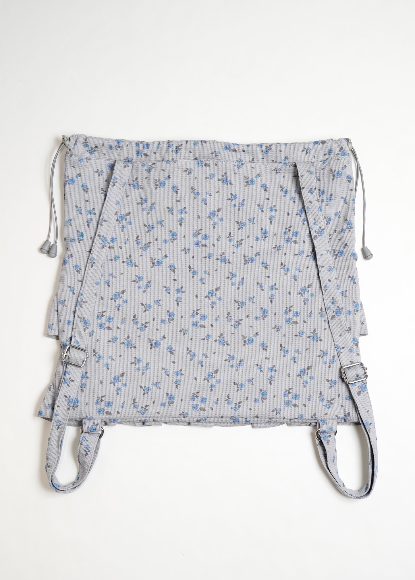 flower waffle frill knapsack