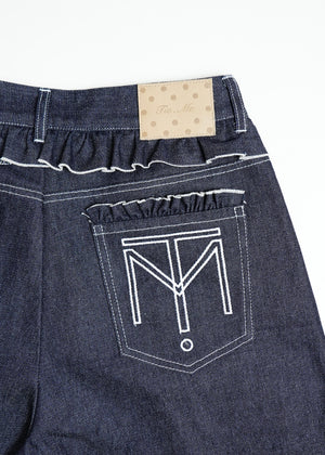 Lily’s petal denim pants