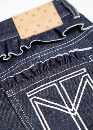Lily’s petal denim pants