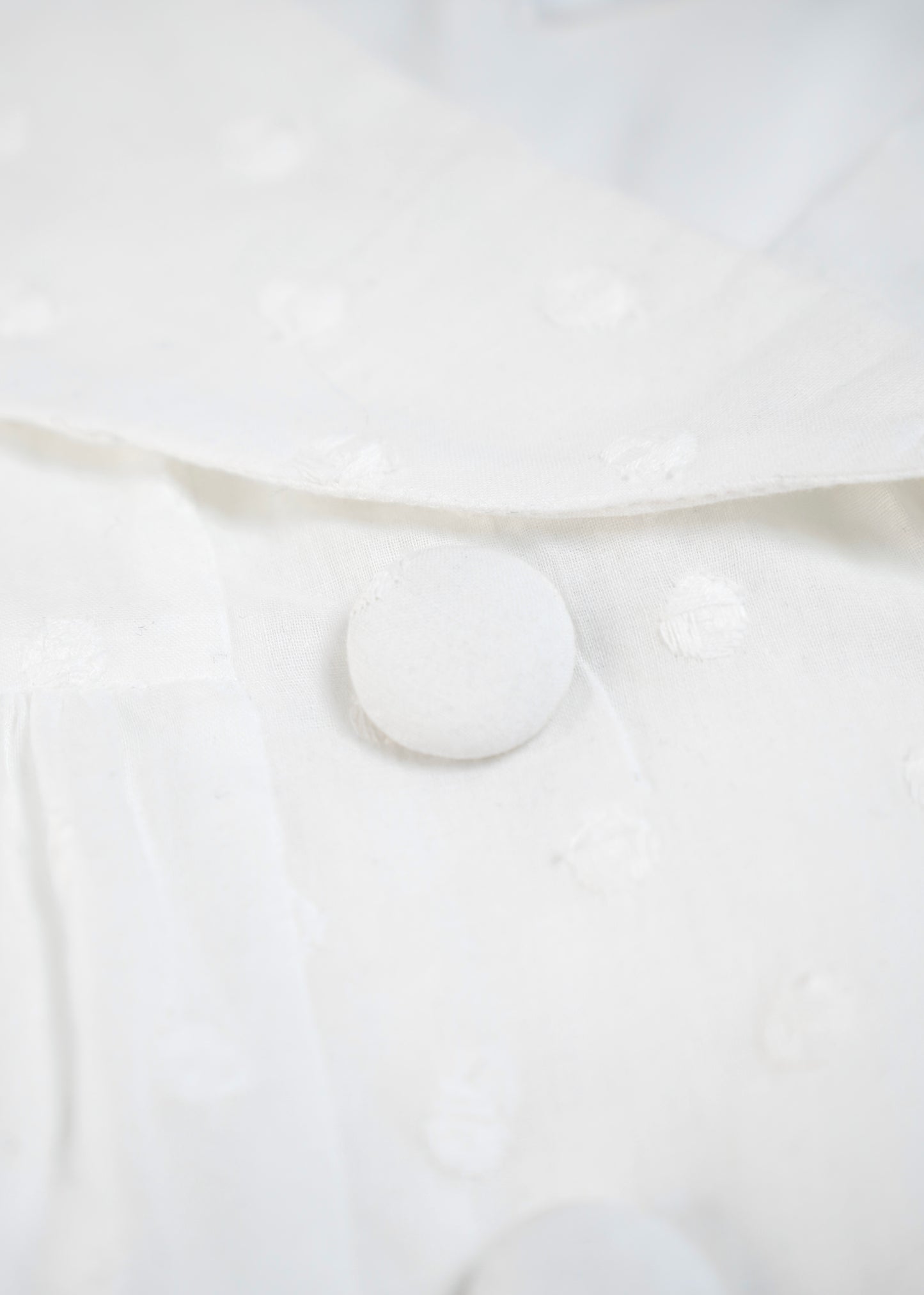 cotton dot stitch sailor blouse