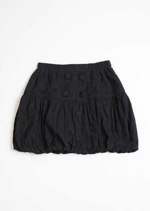 cotton dot stitch balloon skirt