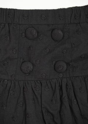 cotton dot stitch balloon skirt