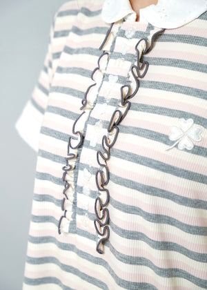 lucky clover stripe polo shirt
