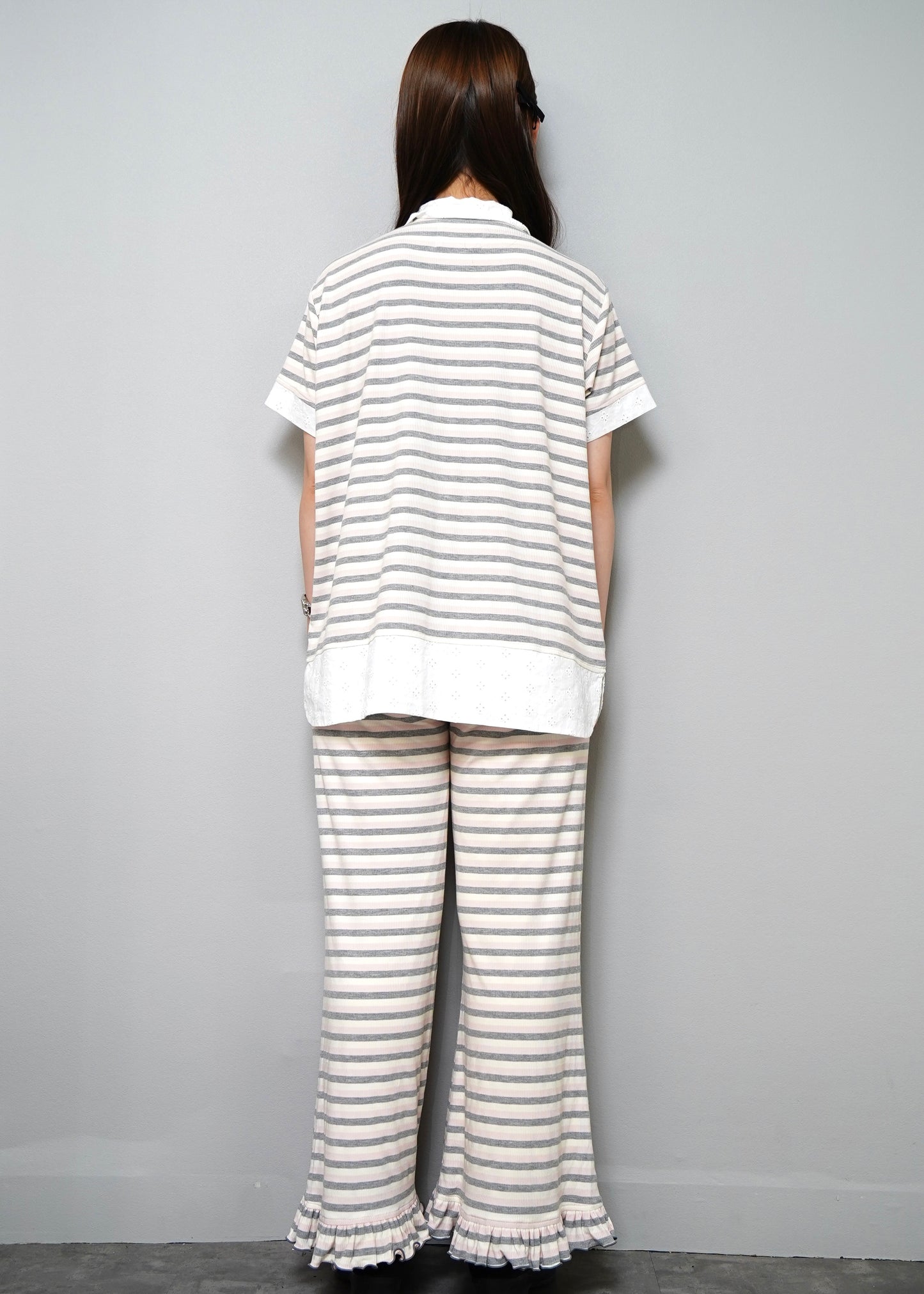 lucky clover stripe polo shirt