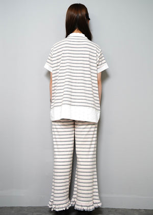 lucky clover stripe polo shirt