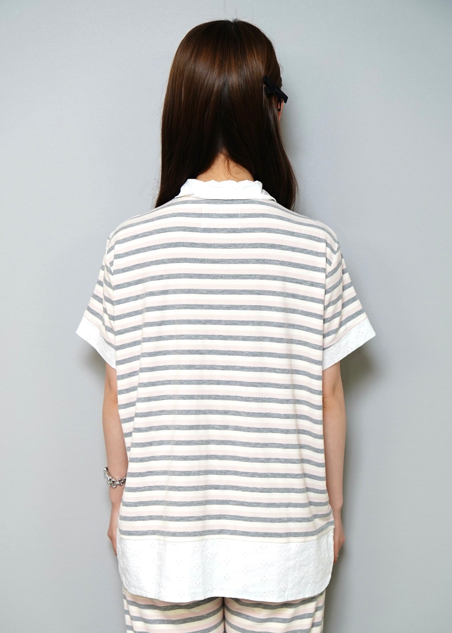 lucky clover stripe polo shirt