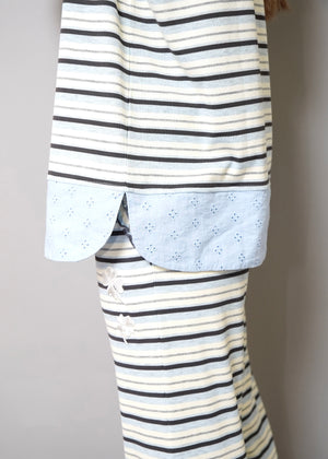 lucky clover stripe polo shirt