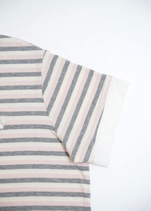lucky clover stripe polo shirt