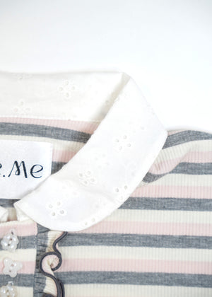 lucky clover stripe polo shirt