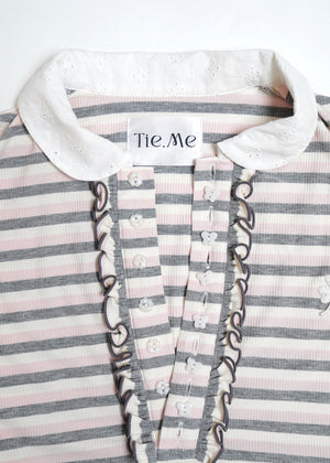 lucky clover stripe polo shirt
