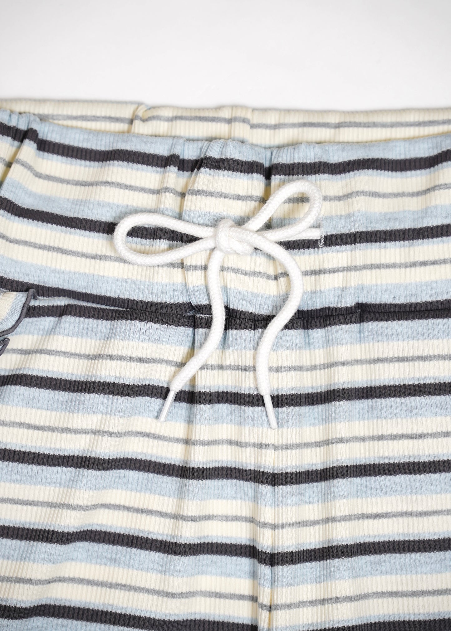 lucky clover stripe flare pants
