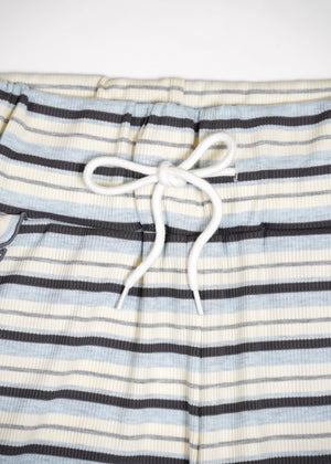 lucky clover stripe flare pants