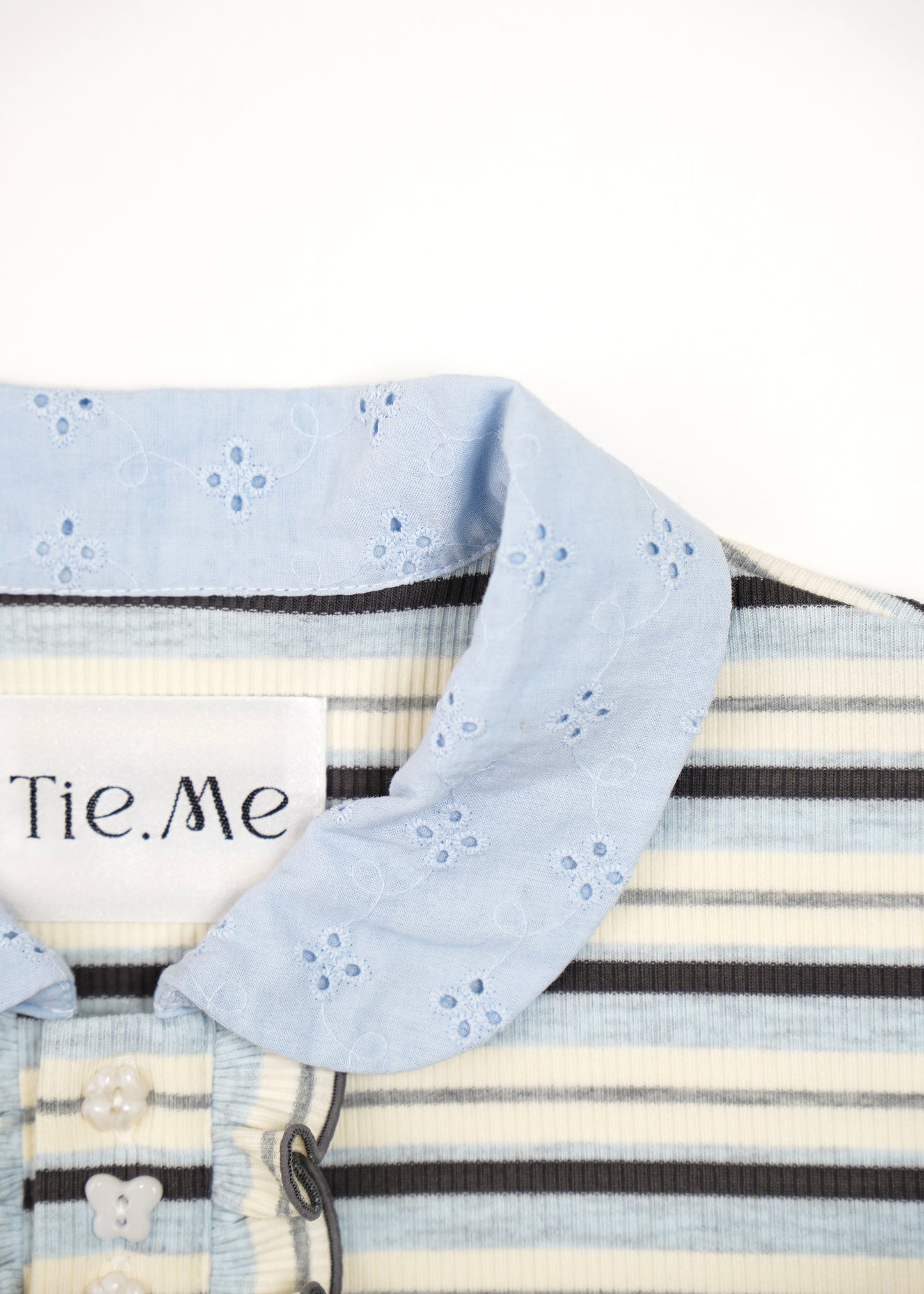 lucky clover stripe polo shirt